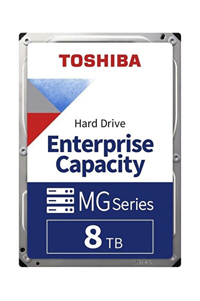 Toshiba 8TB MG08ADA800E 3.5" 7200RPM 256Mb 7-24 Enterprice Güvenlik Diski