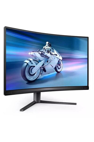Philips شاشة ألعاب الكمبيوتر المنحنية Philips 27M2C5500W مقاس 27 بوصة بمعدل تحديث 240 هرتز Evnia