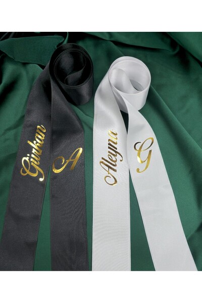 Frisson KİŞİYE ÖZEL Takı Kurdelesi 6 Cm Eninde 2 Metre 2 Adet