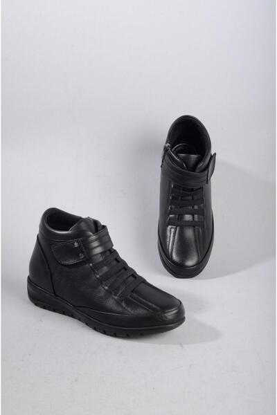 SEÇ KUNDURA GENUINE Black Leather - COMFORT Women's Boots SELECT 7118