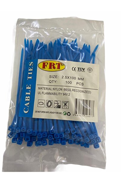 FRT Mavi 2,5x100 Kablo Bağı