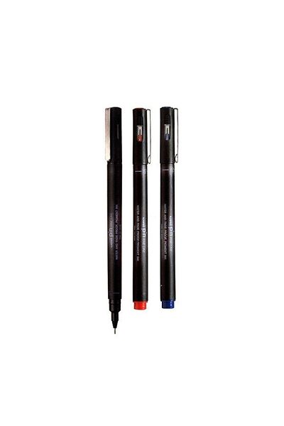 UNİ-BALL Uniball Pin ( 0.1 ) Fine Line Acrylic Tip Pen Blue