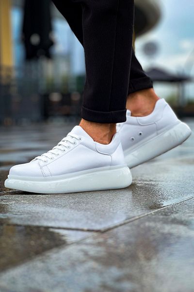 Paolo Zaccardi Sollıevo P295 Orthopedic Ανδρικά αθλητικά παπούτσια - Casual Skin, Λευκό CBT