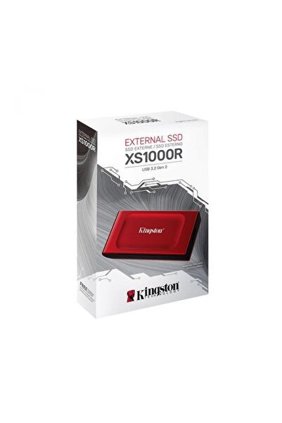Kingston 1TB XS1000 SXS1000R/1000G USB 3.2 HARİCİ SSD DİSK KIRMIZI