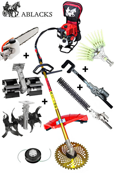 ABLACKS Sırt Tırpan Ultra Lüks Bahçivan Seti