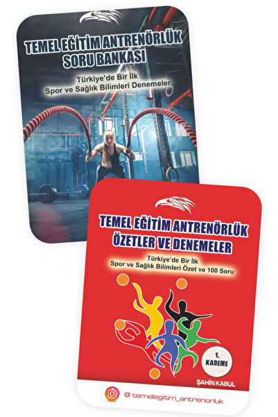 Temel Eğitim Antrenörlük TEK DERS SET 1.KADEME SPOR VE SAĞLIK BİLİMLERİ