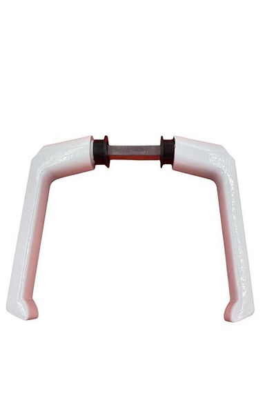 BilfolD Warn Aluminum Door Handle White