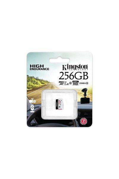 Kingston MiCRosdxC EnduRAnCe 256GB - SDCE-256GB 95R-45W C10 A1 UHS-i Card Only MemoRy Card