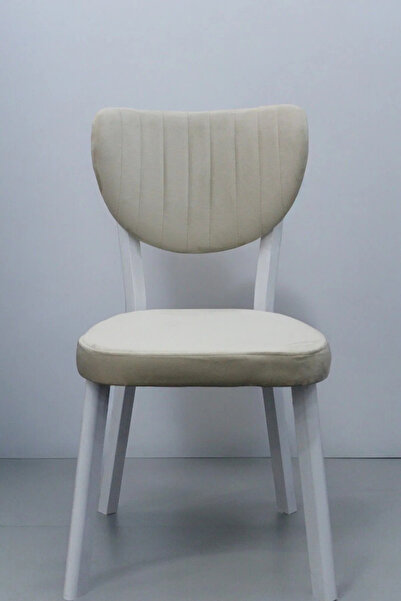 soylu concept Resta Serisi, 6 Adet Krem Renk Elma Model Mutfak Sandalyesi, Ye...