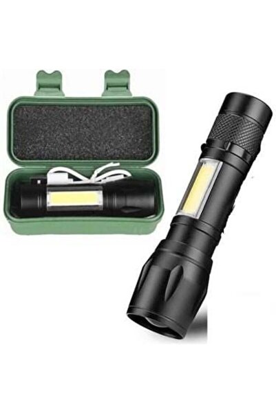 Cata CT-8024 POLİCE CEP LED USB ŞARJLI 3 FONKSİYONLU EL FENERİ