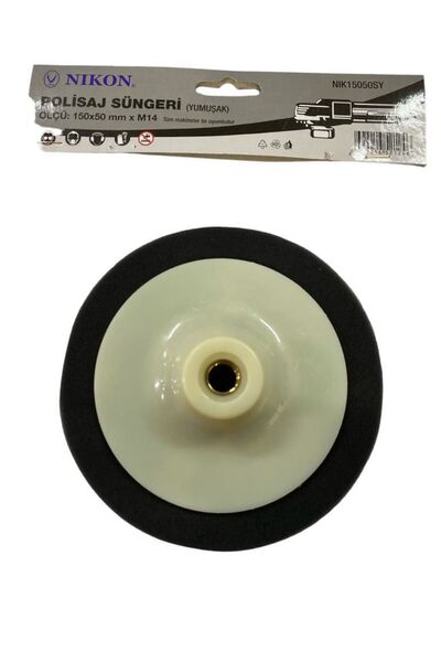 ALVERA COLLECTION Nikon 15050Sy Polishing Sponge 150 mm Black Soft