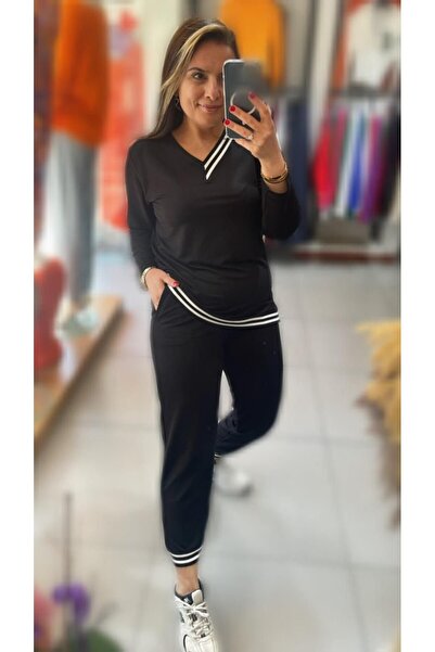 TUA MODA Tua Fashion Women's New Season Long Sleeve Rib Detail Double Suit