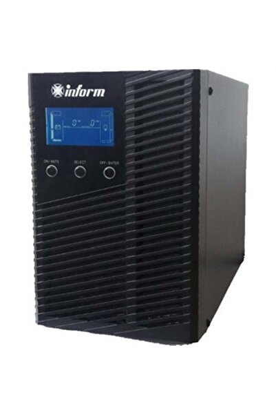 Inform UPS SINUS EVO LCD 3 KVA 5-12DK KESİNTİSİZ GÜÇ KAYNAĞI 7Ah