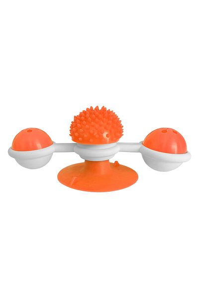 Wovna Spinning Cat Toy with Suction Cup Windmill Ball 8 Cm-18 cm Tcu