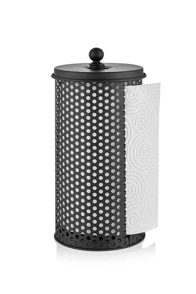 LUCKYHOMES Galvanized 30X14 cm - Stainless Napkin Holder Towel and Stain Resistant Stand