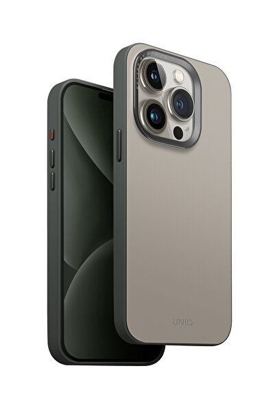 UNIQ Better By Design İphone 15 Pro Uyumlu Kılıf Lyden DS Serisi Vegan Deri K...