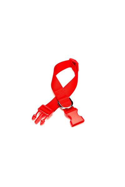 Angoravi Woven Dog Collar 2 cm X 30-45 cm Red 25 kg
