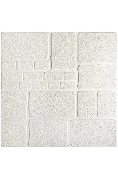 UKAB 70x70 cm Kendinden Yapışkanlı Dağınık Taş Desen Esnek Köpük Duvar Paneli  (1 Adet 0,49m²)