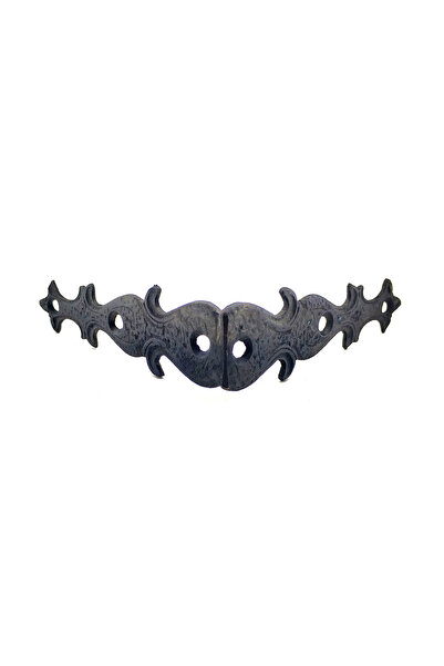 Skygo Antique style decorative brass miter - side, 105x105 mm, oxide