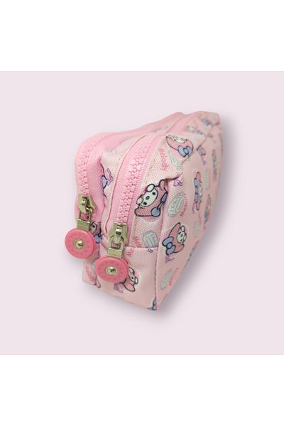 SANRIO Τσάντα μολυβιού Kuromi, Cinnamoroll, MyMelody με διπλή θήκη με φερμουάρ