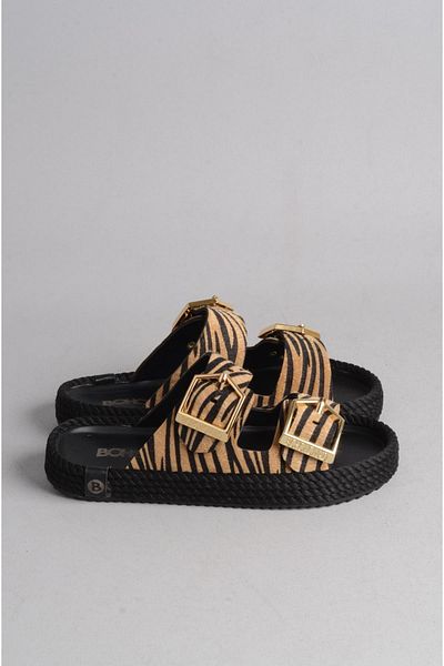 Bohonomad Papuci Sydney pentru femei Zebra