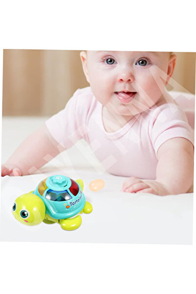 cayenna Bebekler için Oyuncak Işıklı ve Müzikli Kaplumbağa Bebek Piyanosu