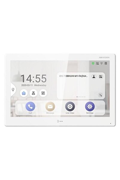 Hikvision 10.1" KH9510-WTE1(B) Hepsi Bir Arada Görüntülü Kapı İstasyonu Beyaz