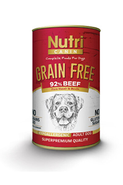 Nutri Canin Sığır Etli Tatlı Patatesli HipoAlerjenik Tahılsız 1 Adet Yaş Köpe...