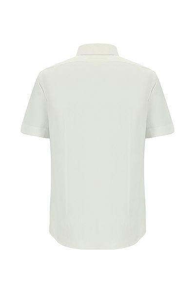 Kiğılı Short Sleeve Slim Fit Slim Fit Cotton Shirt