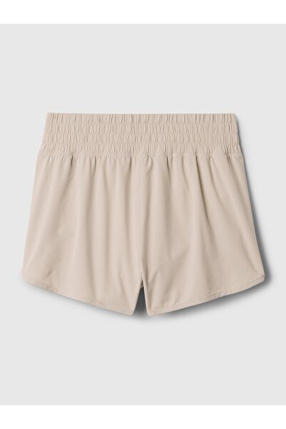 GAP Kadın Bej GapFit High Rise Running Şort