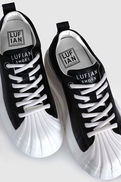 Kocamanlar Ayakkabı Lufian 121230004   Jesica Unisex Black Sneaker