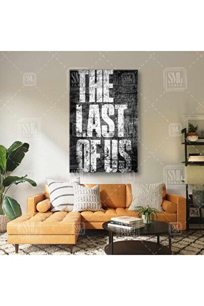 SML TABLO The Last Of Us Poster Joel vs Elite Bilgisayar Oyunu Game Dikey Kan...