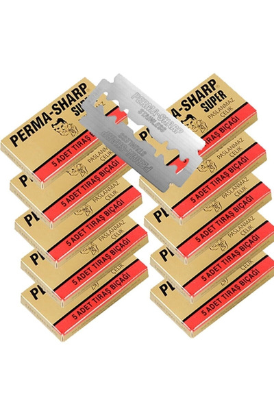 CT STONES Perma-Sharp 5'Li Traş razorii de ras, pachet de 20