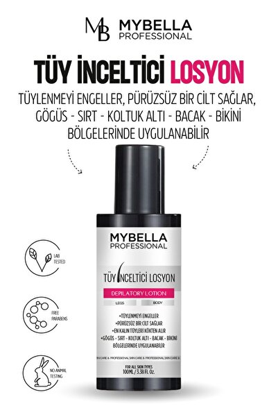 MY Bella Kozmetik Tüy Azaltıcı Ve Inceltici Losyon