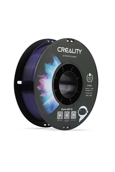 Creality CR-PETG Filament Mavi Transparan