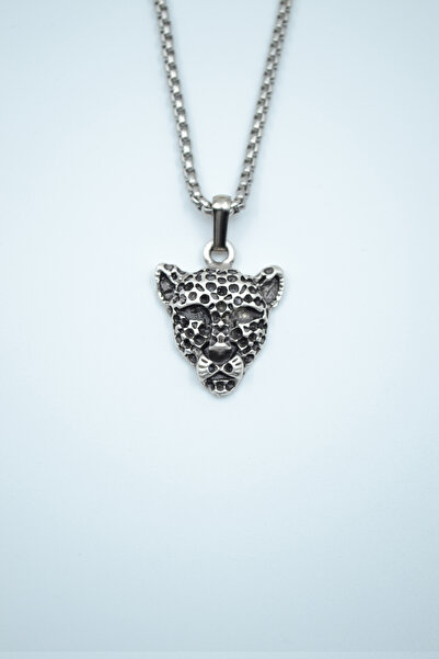 Had Safha قلادة سلسلة محبوكة بنقشة الفهد - رمز المنتج: 1517