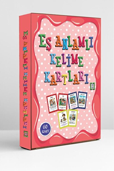 SAFKAN YAYINLARI Eş Anlamlı Kelime Kartları (Set 2)