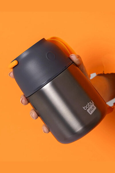 Baby Plus 450 ml Vacuum Double Sided Baby and Food Storage Thermos - Steel Flask
