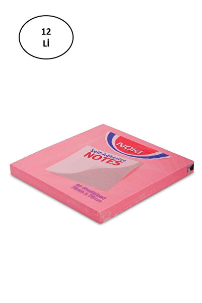 im kırtasiye Noki Memo 75x75 Adhesive Note Paper Light Pink 12166