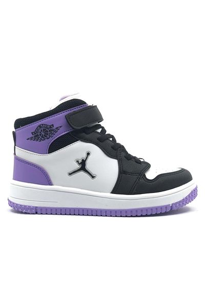 Kocamanlar Ayakkabı Galaxy Cool Kocamanlar - Long Beijing High Top Children's Sports Shoes White-Purple