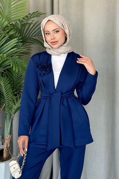 Şulemoda Giyim Navy Blue Special Premium Mona Set