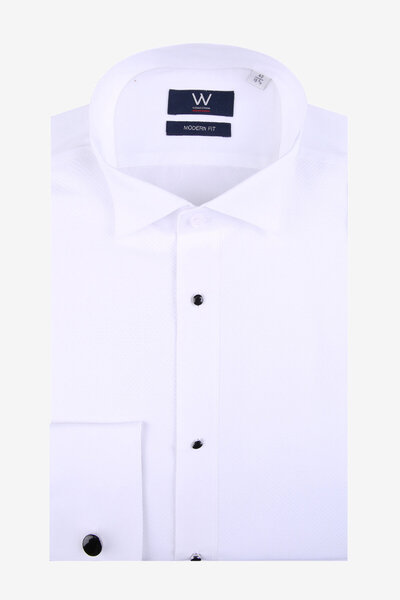 W Collection BEYAZ SMOKİN GÖMLEK