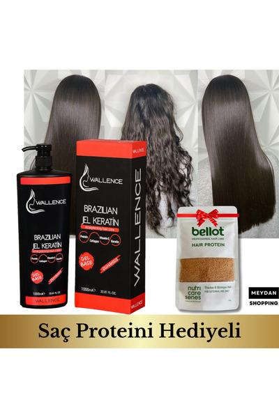 wallence Aşırı Yıpranmış Saçlar Için Keratin & 100gr Saç Protein Hediyeli