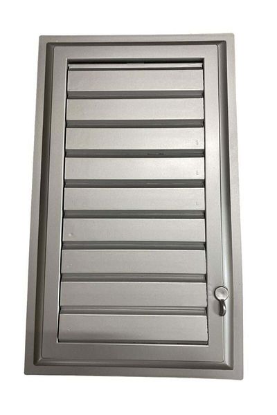nuit dose Plastic Grille 25X45 Silver Bathroom WC Ventilation