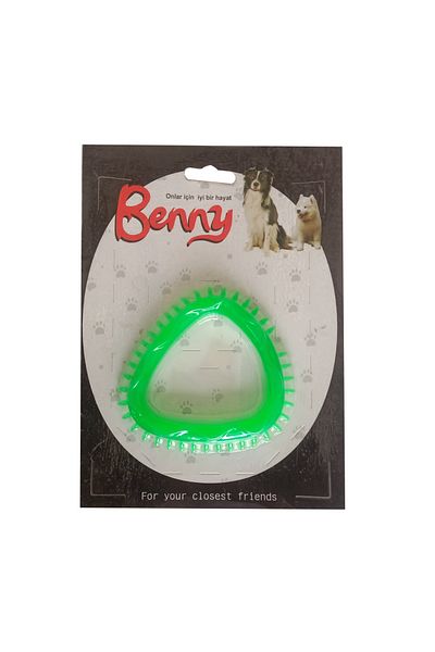 K&A Benny Dog Toy Triangle 8 X 8.5 cm Green
