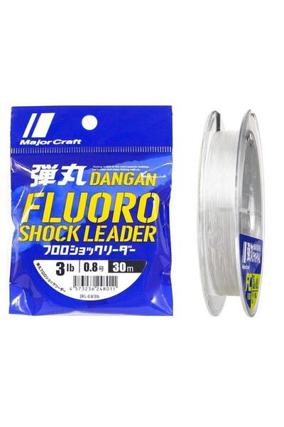 MAJOR CRAFT Dangan Fc Shock Leader Dfl Pe 0.8 0.15mm 3lb/1.4kg 30mt