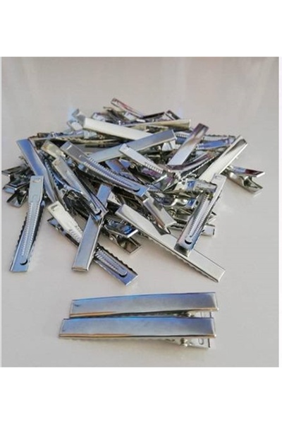 TıkTık AL Metal Pens Toka - Timsah Toka 50 Li Paket 5.5 Cm