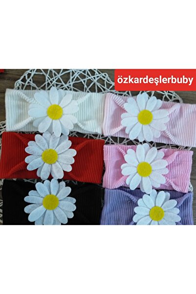 ÖZKARDEŞLER BABY مجموعة باندانا للأطفال والرضع مكونة من 6 قطع مع ديزي