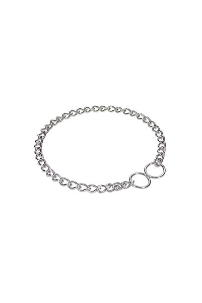 Eğitim Serisi Boğma Zincirli Köpek Boyun Tasması - 3,5X65-65Cm - Stainless
