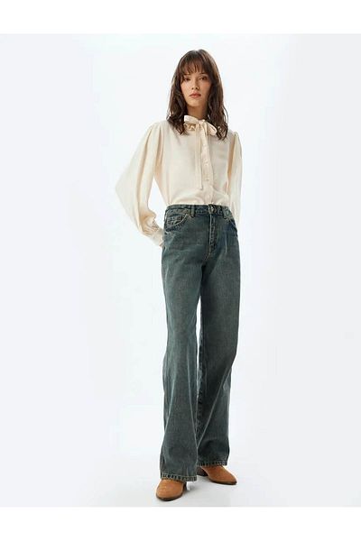 Koton Ecru Women's Shirt - 5Wak60098Ew Model
